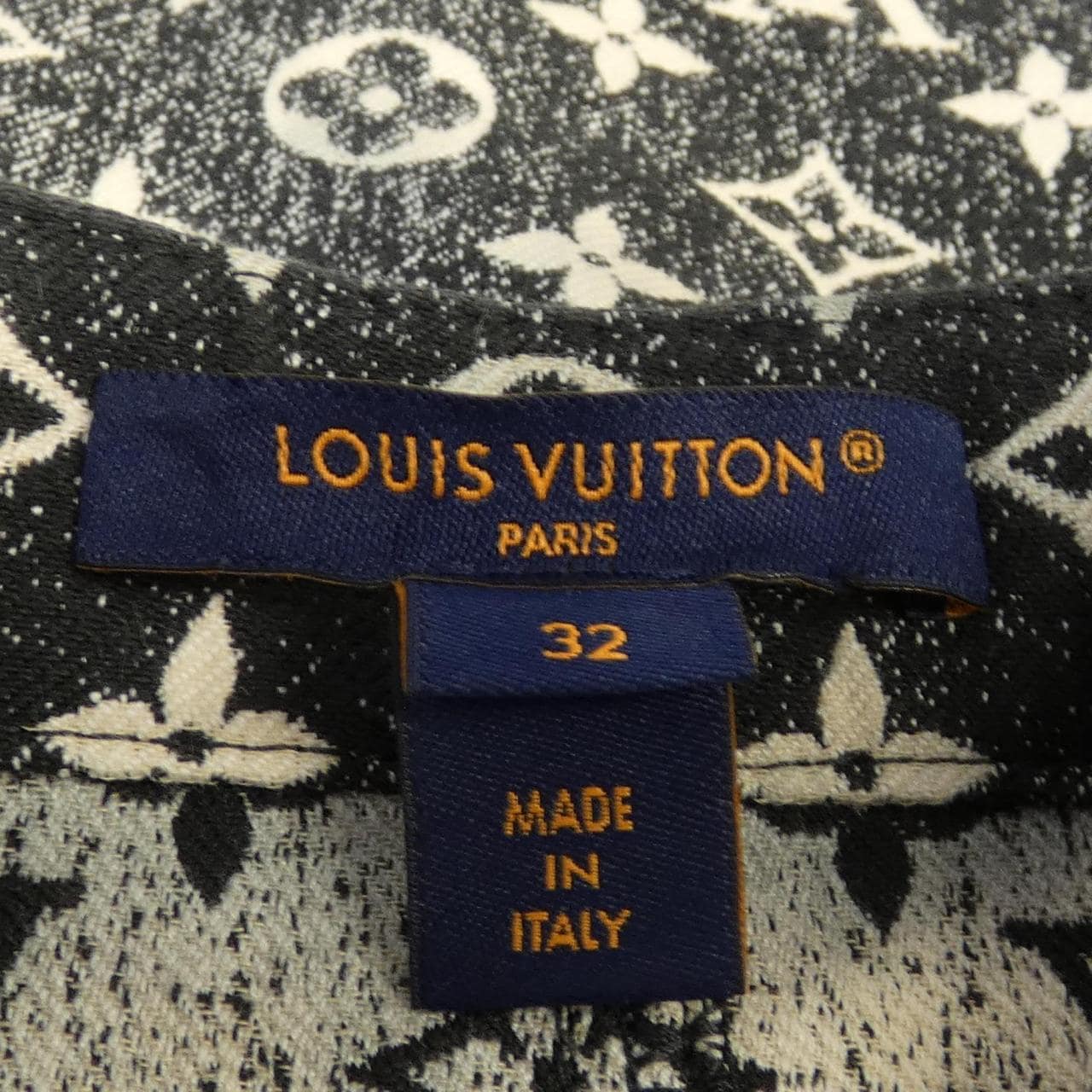 ルイヴィトン LOUIS VUITTON モノグラムデニムボタンタブドレス FODR33KJ2 ワンピース