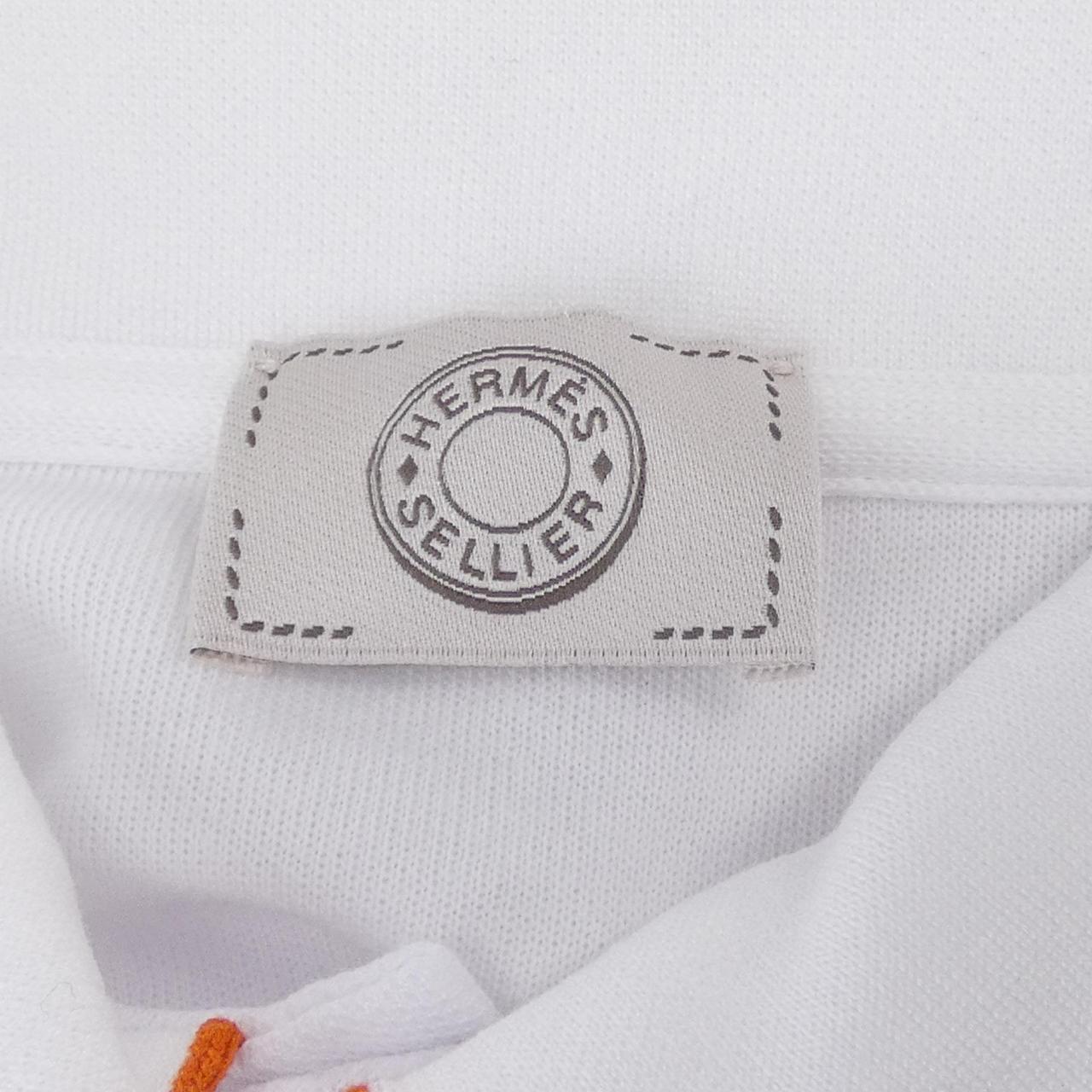 エルメス HERMES クルードセル SELLIER H800271E ドゥブル･ジュー ポロシャツ