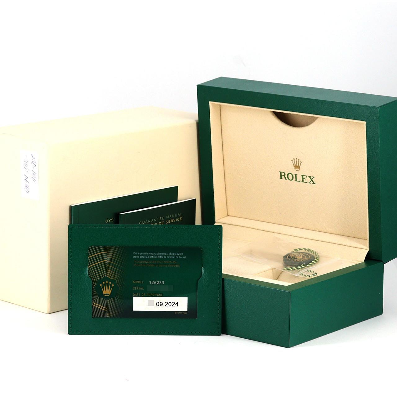 ロレックス デイトジャスト 126233 SSxYG 自動巻 ランダム番