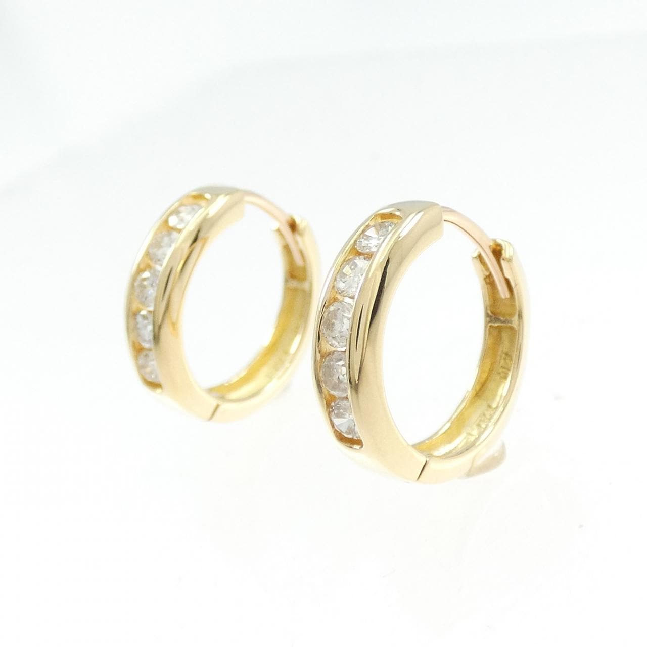 K18YG ダイヤモンド ピアス 0.50CT