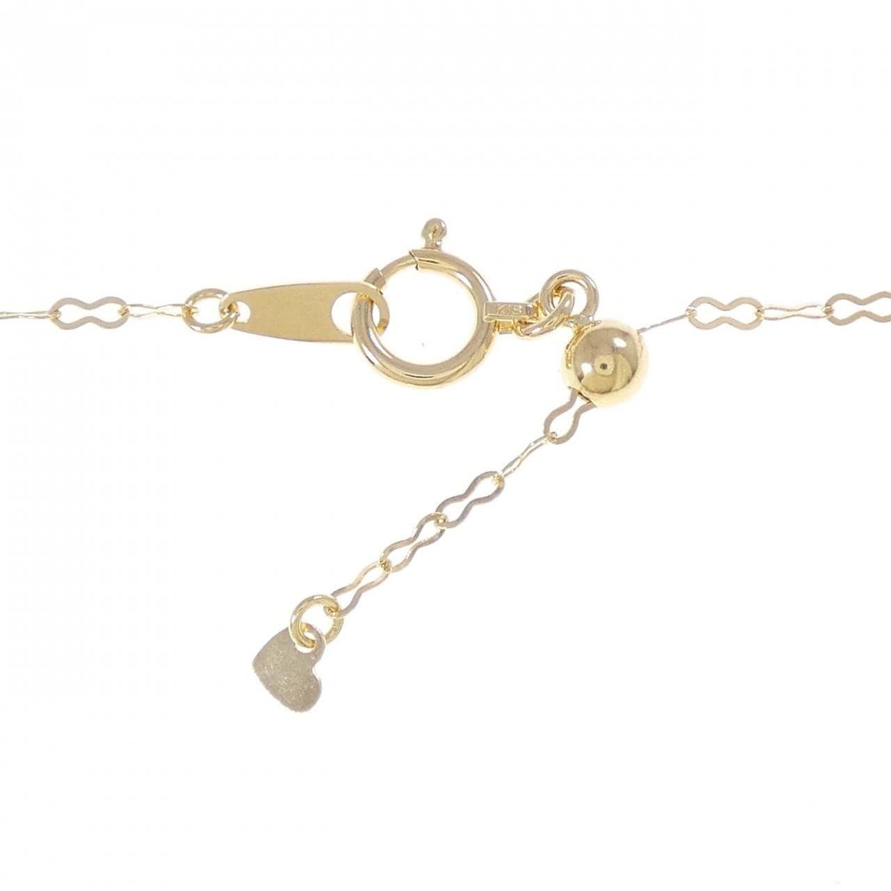 K18YG ハート ネックレス