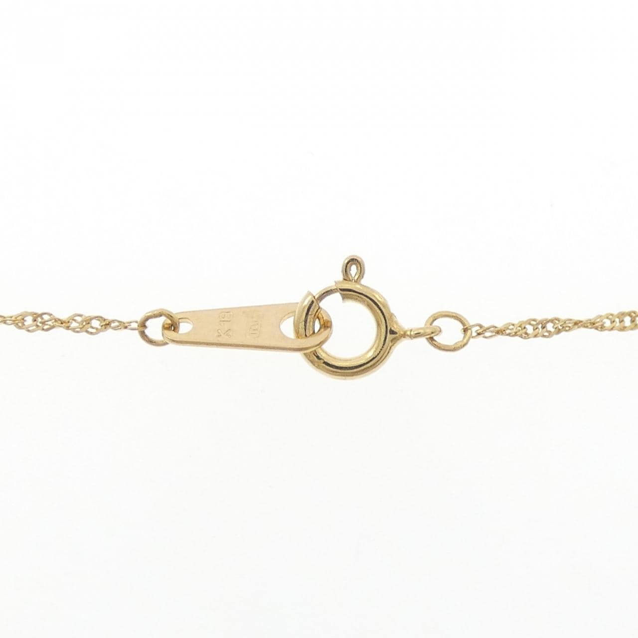 K18YG ダイヤモンド ネックレス 0.20CT