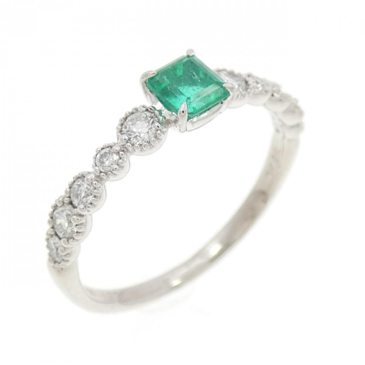 PT900 エメラルド リング 0.32CT