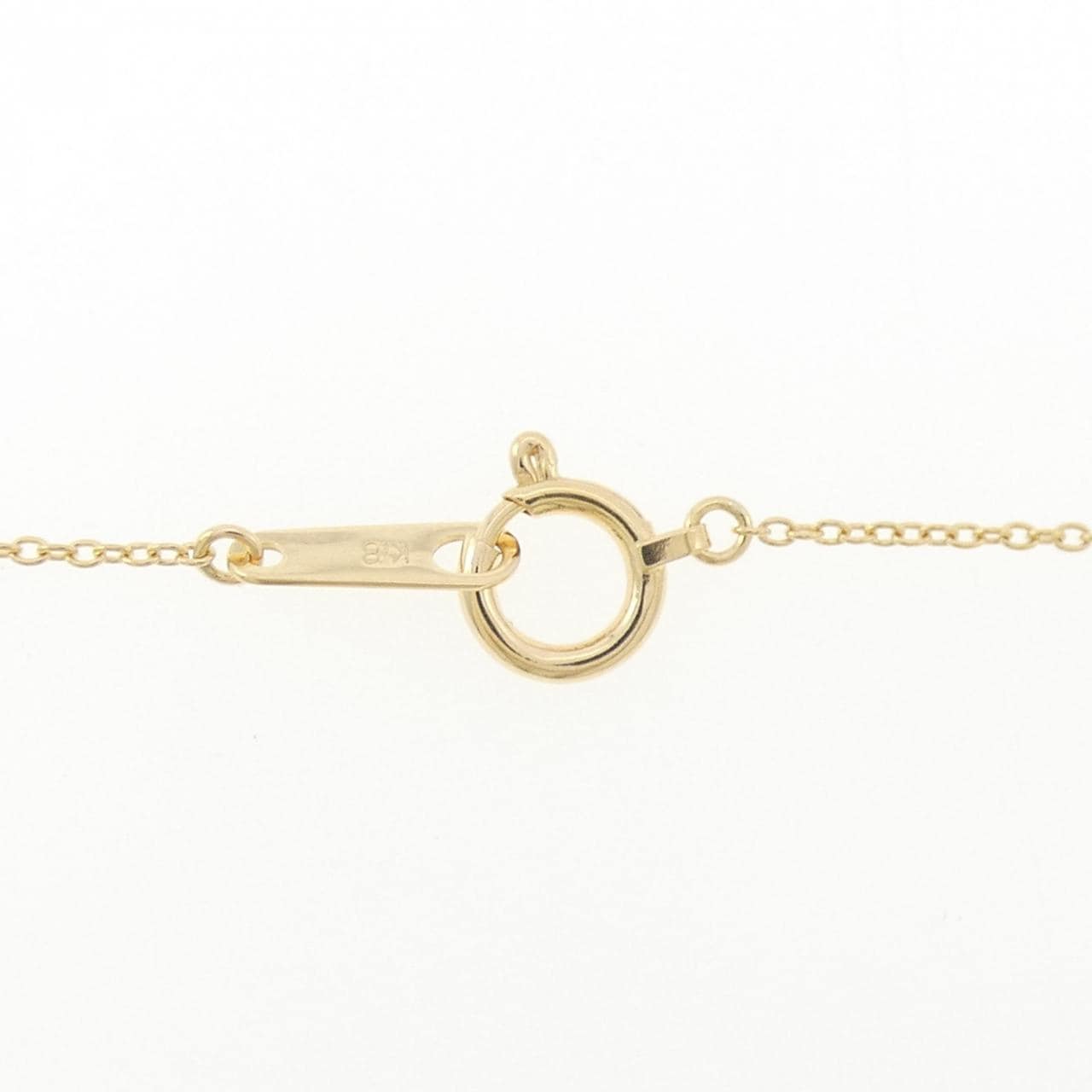 K18YG スター ダイヤモンド ネックレス 0.19CT
