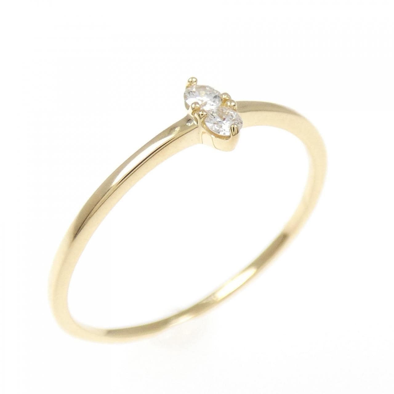 [Remake] K18YG Diamond Ring 0.06CT