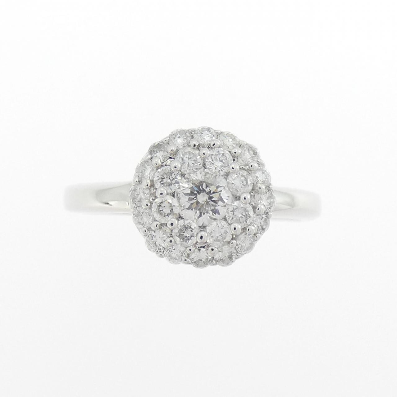 K18WG ダイヤモンド リング 0.50CT