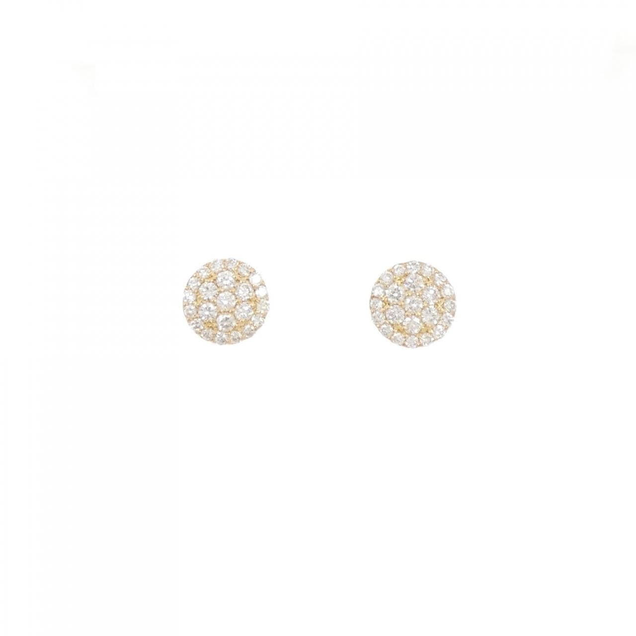 【リメイク】K18YG ダイヤモンド ピアス 0.30CT