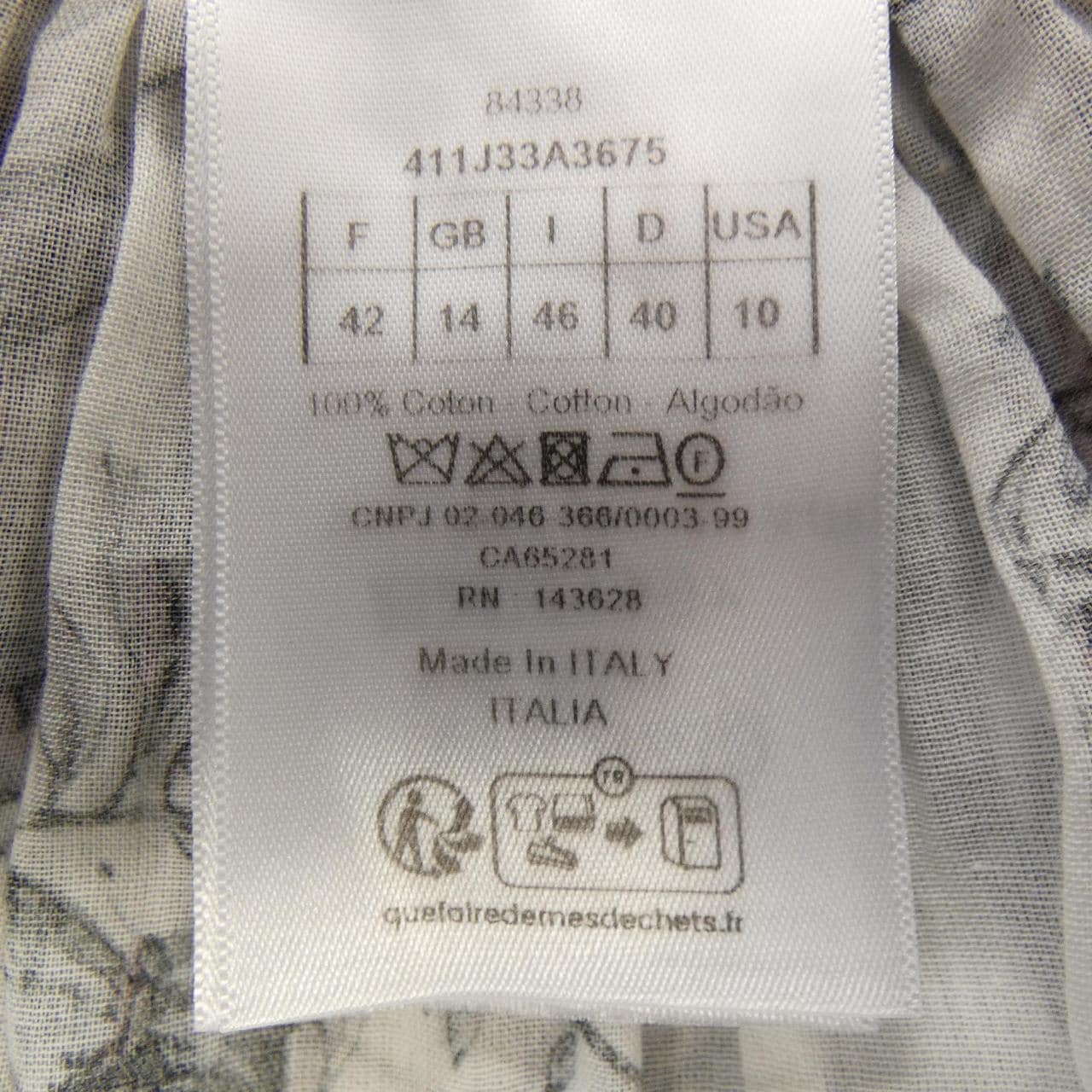 クリスチャンディオール CHRISTIAN DIOR TOILE DE JOUY MEXICO 411J33A3675 スカート