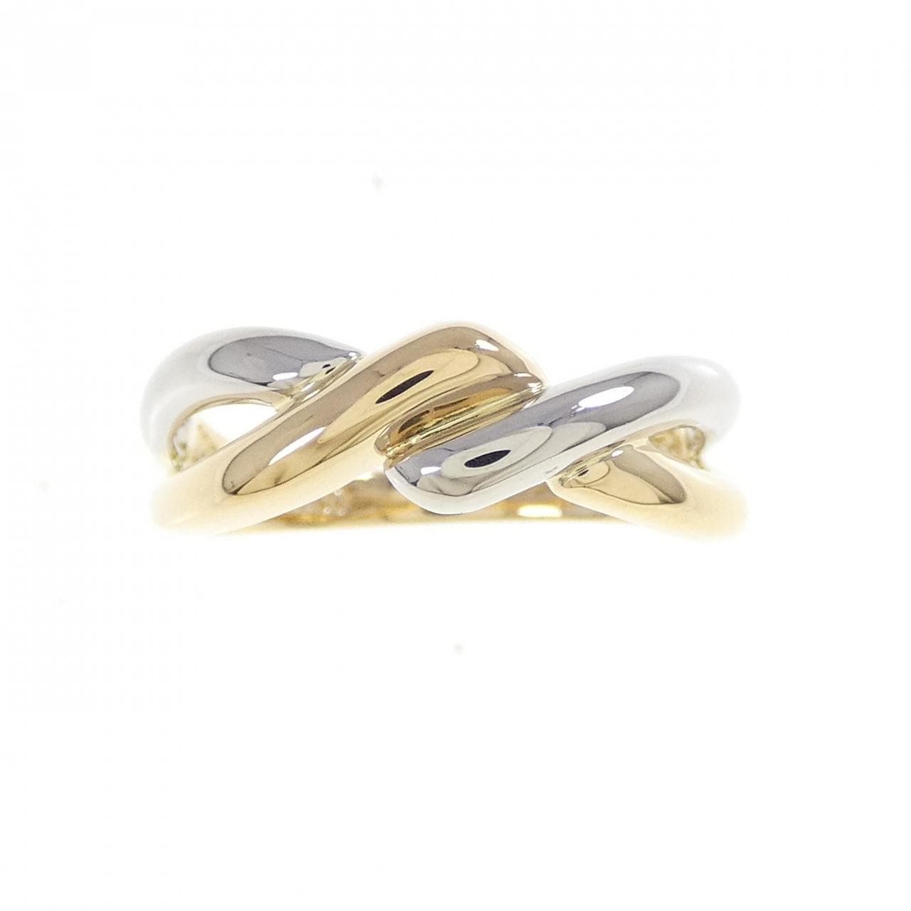 K18YG/PT900 リング