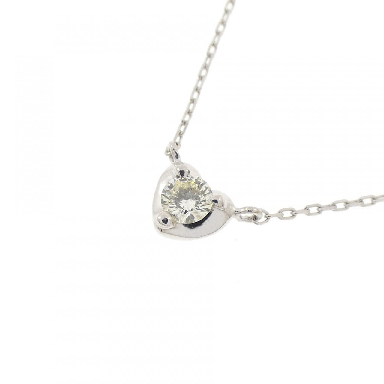 PT900 ダイヤモンド ネックレス 0.07CT