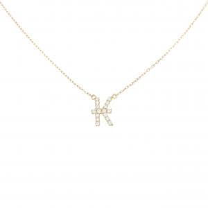 アーカー イニシャル ネックレス 0.06CT