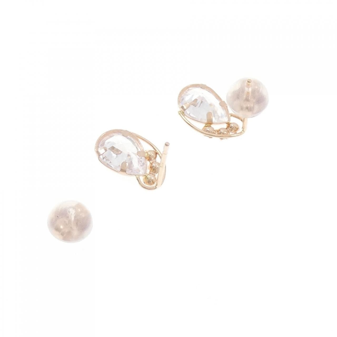 K10PG キュービック ピアス