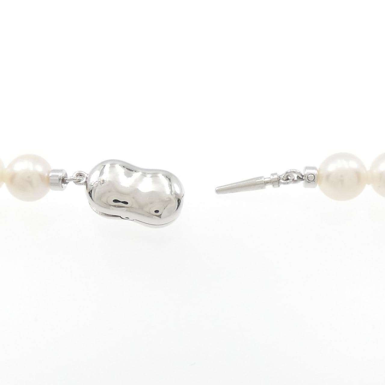 シルバークラスプ アコヤパール ネックレス 7-7.5mm