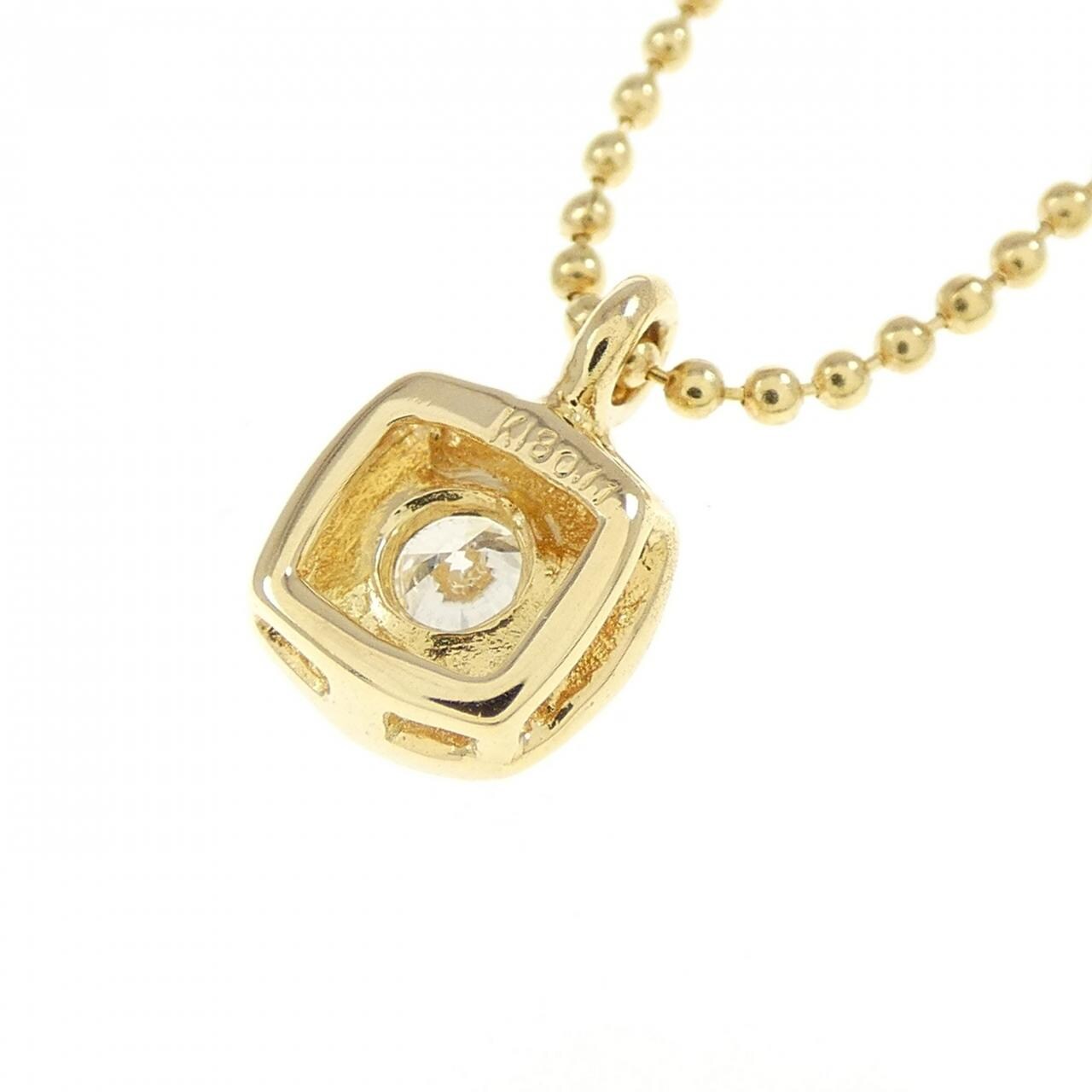 K18YG ダイヤモンド ネックレス 0.11CT