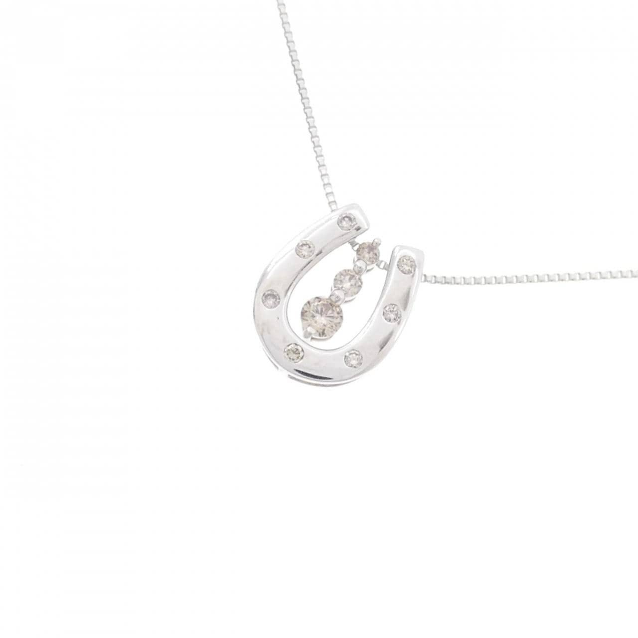 pt Diamond necklace