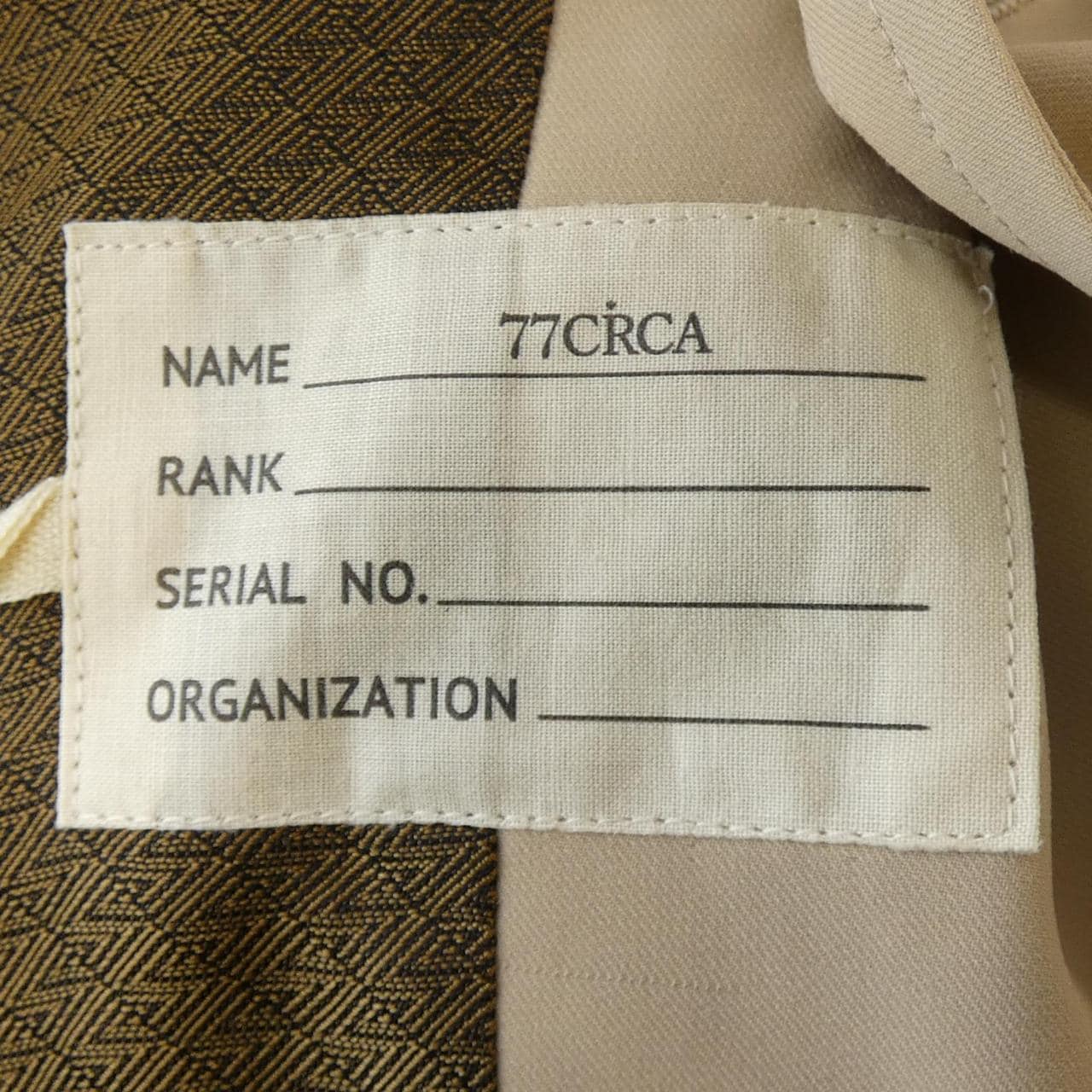 77サーカ 77CIRCA コート