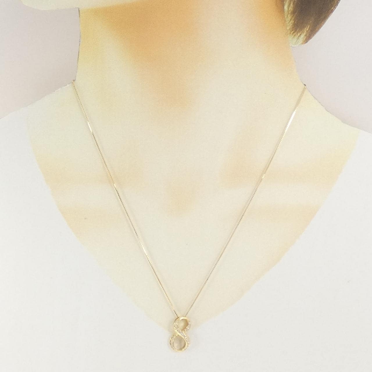 ユキザキ ダイヤモンド ネックレス 0.19CT