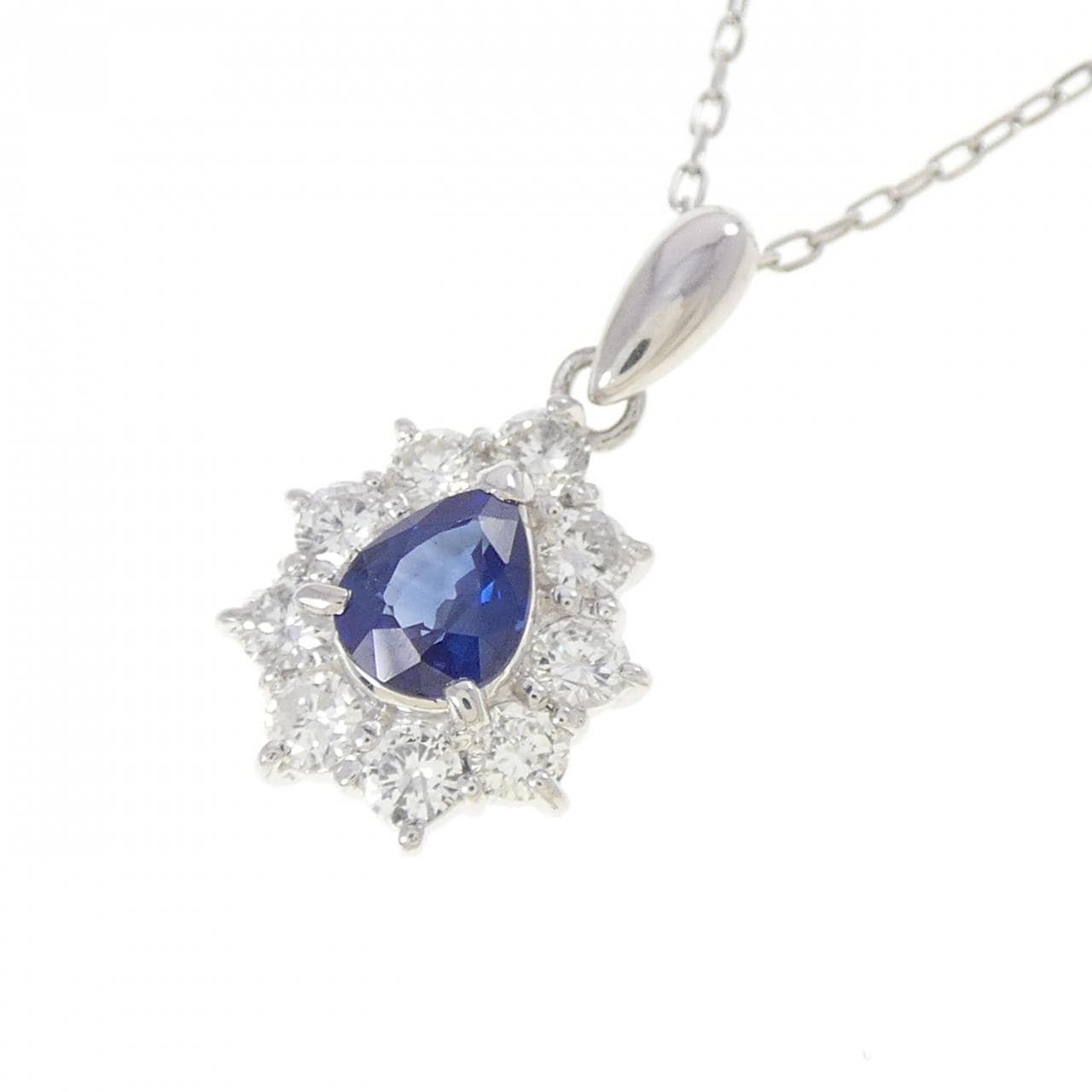 PT900/PT850 サファイヤ ネックレス 0.53CT