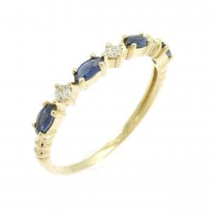 K18YG サファイヤ リング