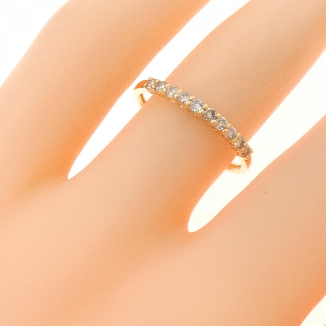 K18YG ダイヤモンド リング 0.20CT