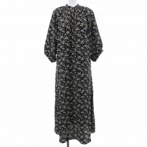 セリーヌ CELINE フォークボタンプラケット付きミディドレス 2R091564D ワンピース