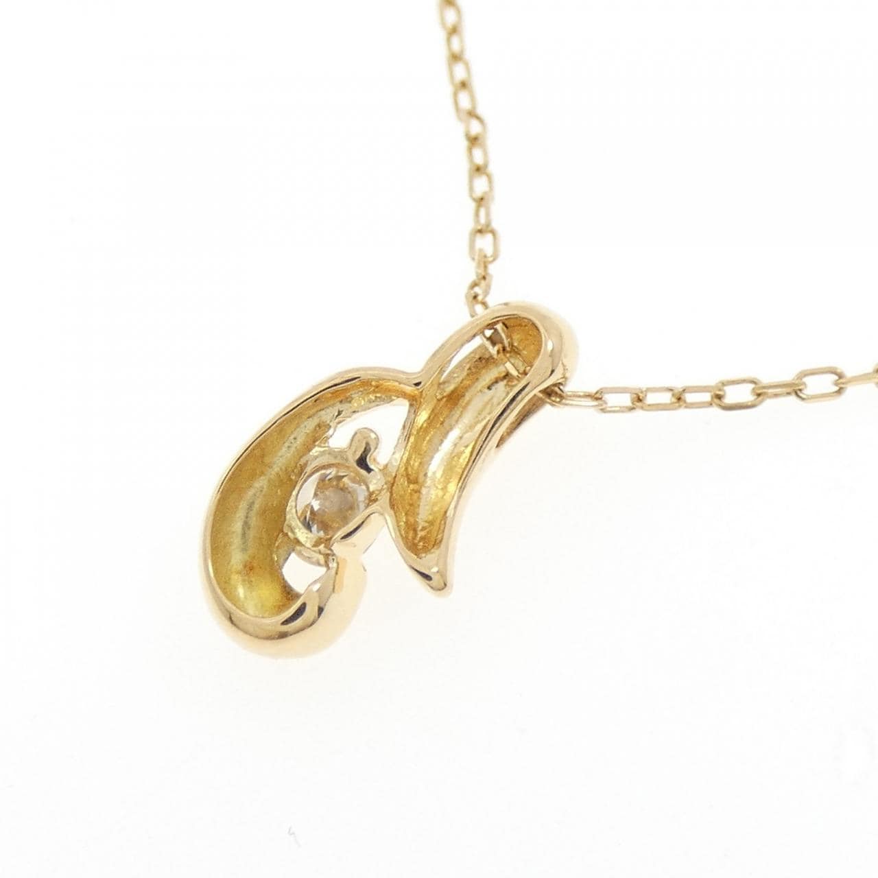 K18YG ダイヤモンド ネックレス 0.1CT