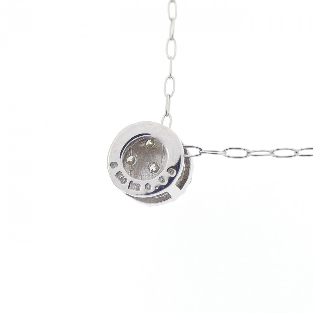 K10WG ダイヤモンド ネックレス 0.09CT