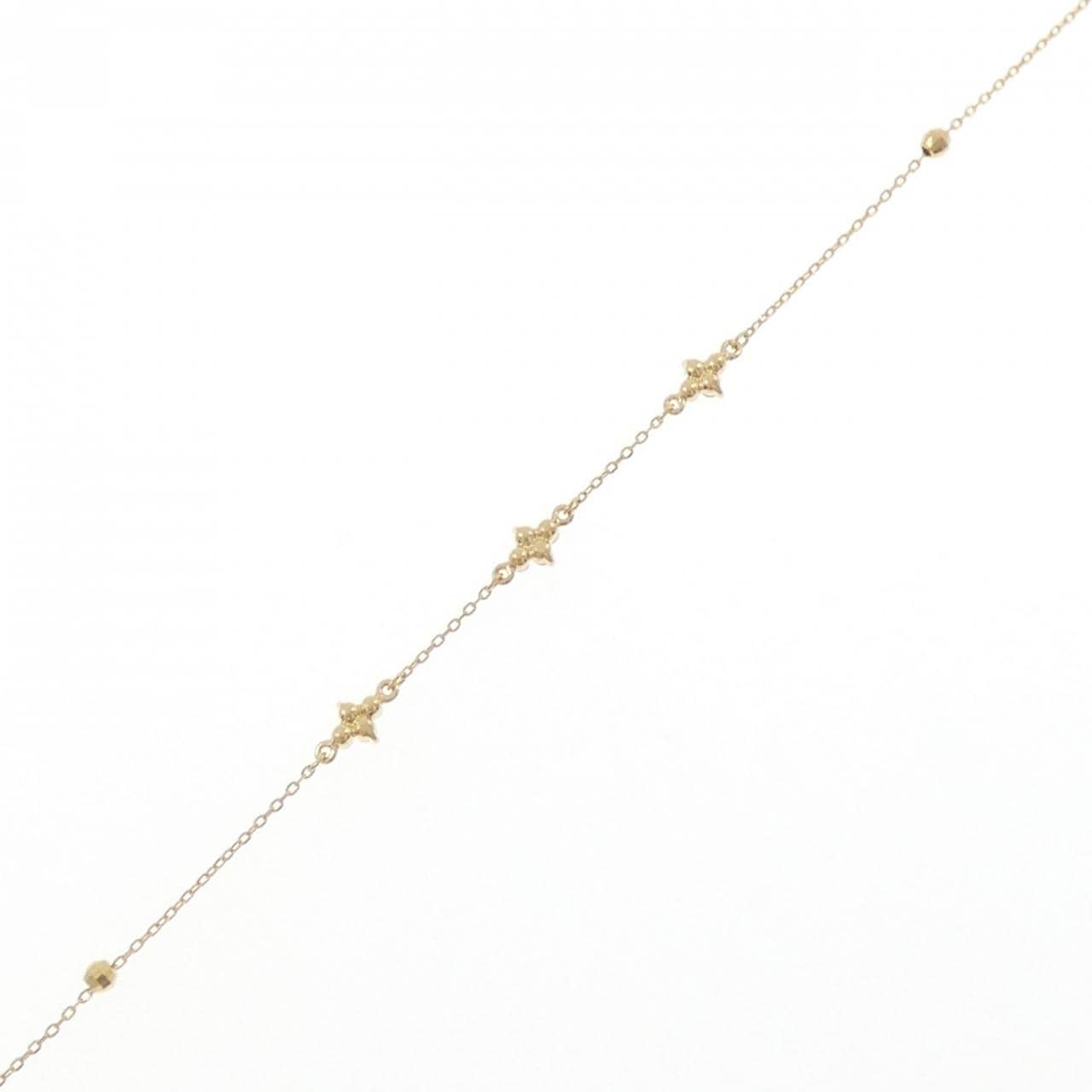 K18YG ダイヤモンド ブレスレット 0.11CT
