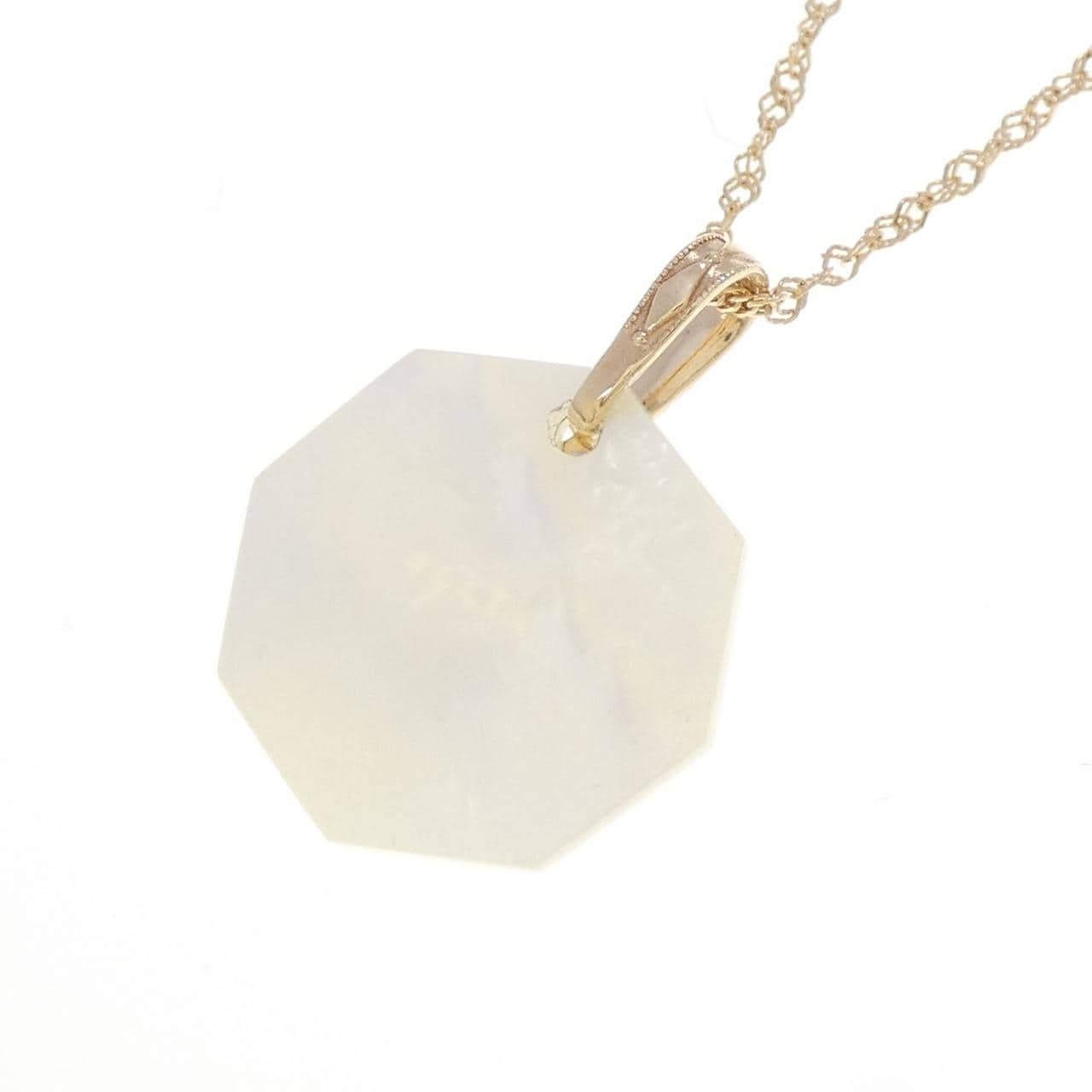 アガット マザーオブパール ネックレス