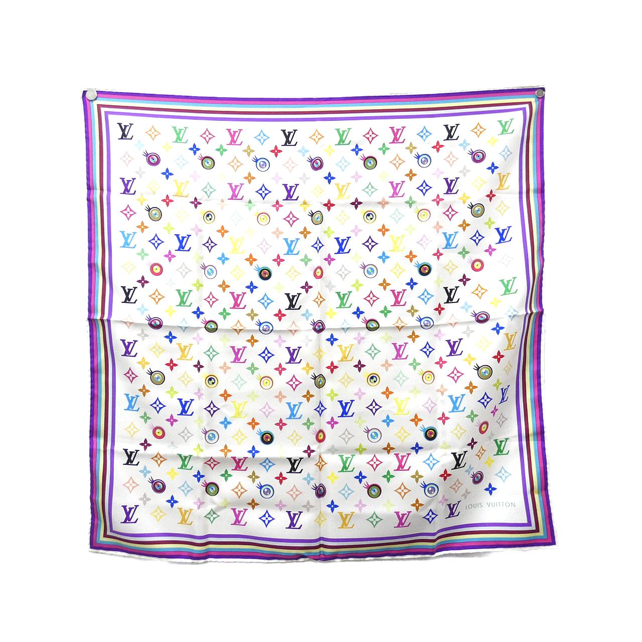 ルイヴィトン マルチカラー スカーフ アイ ラブ モノグラム M71917 スカーフ