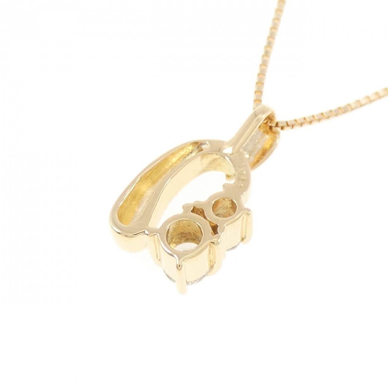 K18YG ダイヤモンド ネックレス 0.20CT