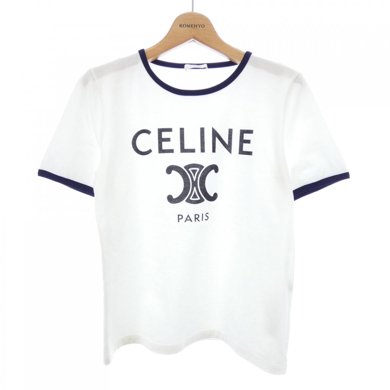 セリーヌ CELINE CELINE PARIS Tシャツ　トリオンフ TRIOMPHE 2X872671Q Tシャツ