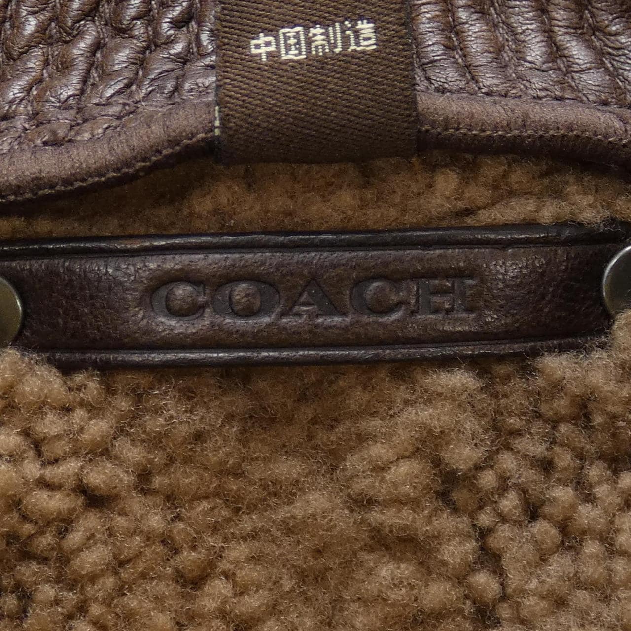 Coach COACH shearling jacket