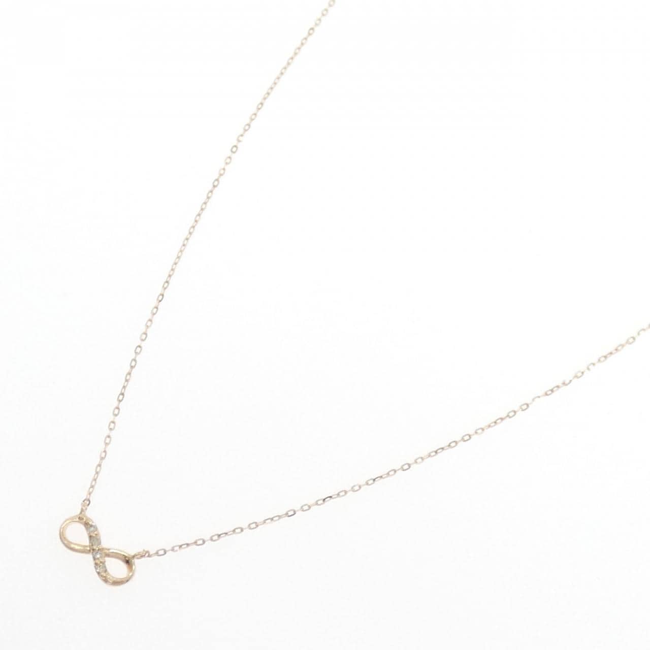K10PG ダイヤモンド ネックレス 0.018CT