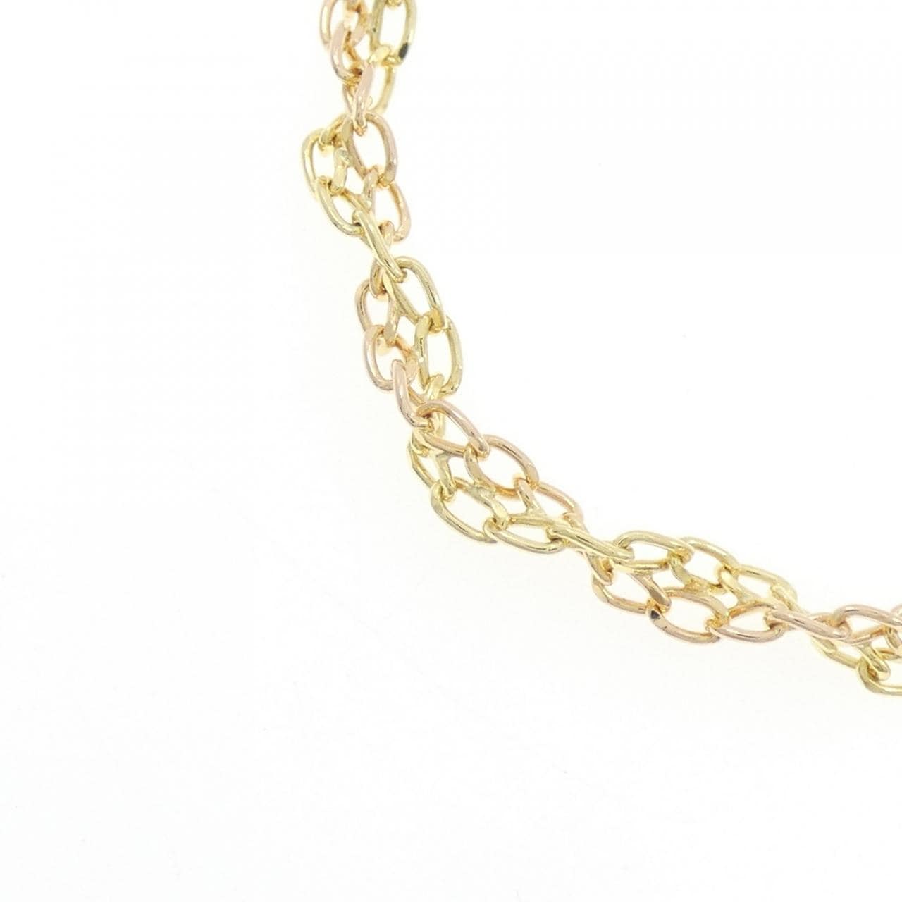 K18YG/K18PG necklace