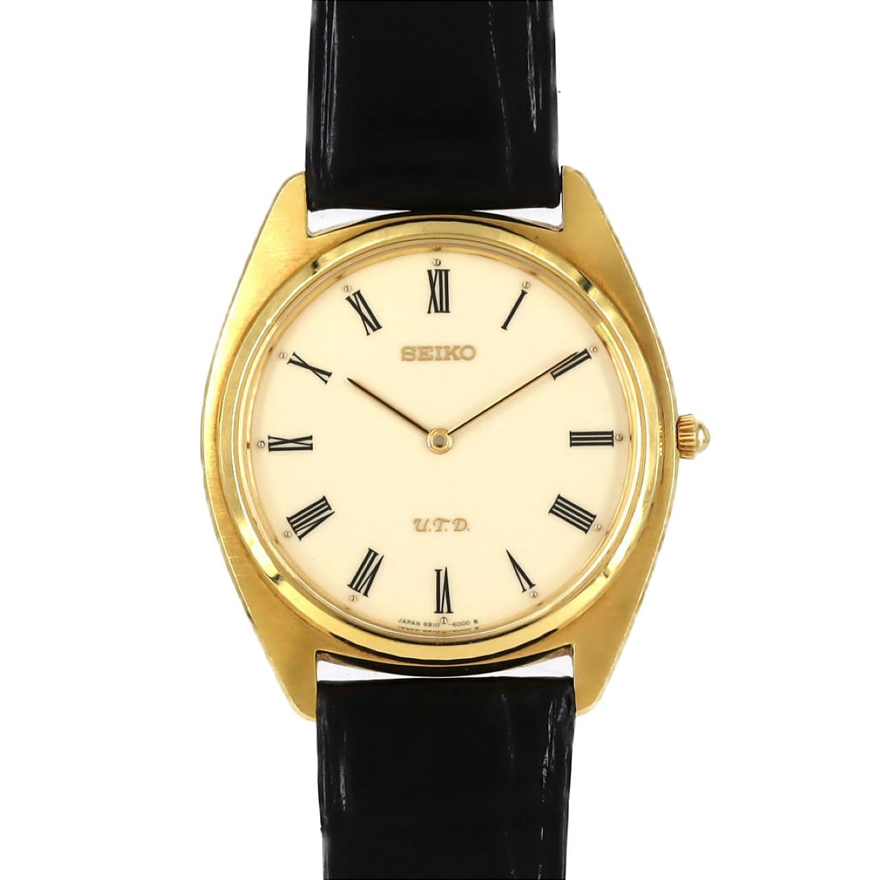 セイコー U.T.D.110th Anniversary YG 6810-6000/SCQL002 YG 手巻