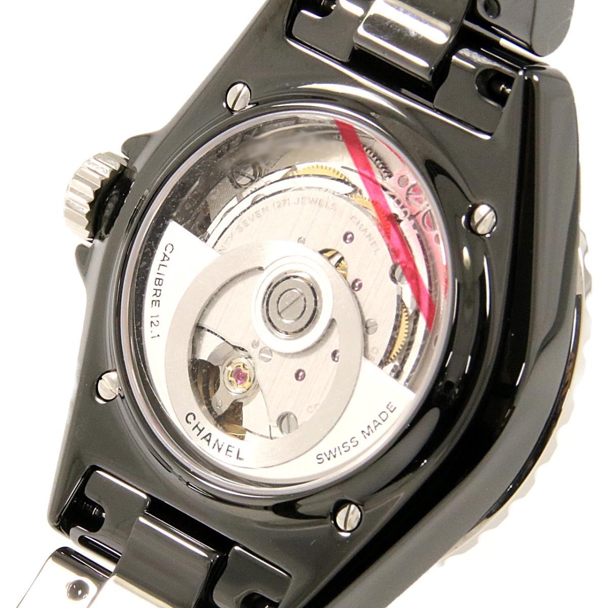 【新品】シャネル　Ｈ６１８５　Ｊ１２ファントム　３８ｍｍセラミック　自動巻