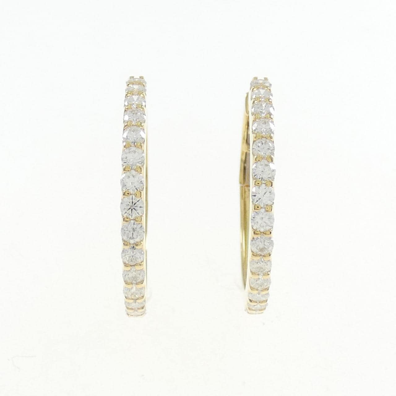 [新品] K18YG钻石耳环 0.809CT