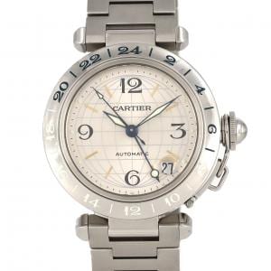 カルティエ パシャC GMT W31029M7 SS 自動巻