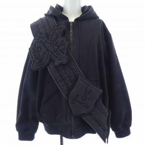 ルイヴィトン LOUIS VUITTON ジップスローデニムフーディウィズサッシュアンドパッチ HHA61WRDH ブルゾン