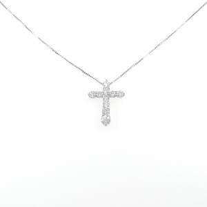 PT900/PT850 クロス ダイヤモンド ネックレス 1.00CT