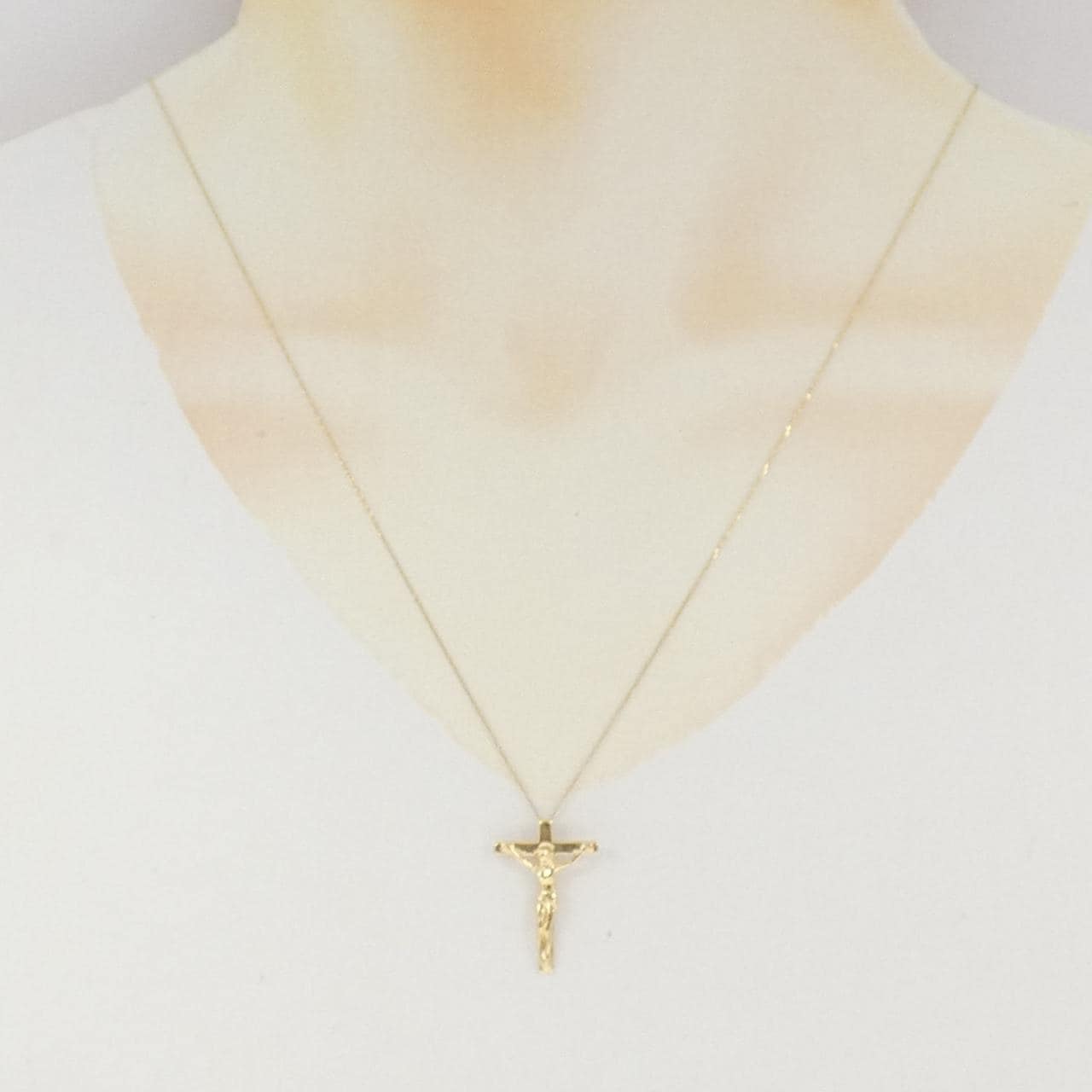 K18YG クロス ネックレス
