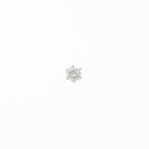 【リメイク】PT900/ST ダイヤモンド ピアス 0.206CT E VS1 VG 片耳