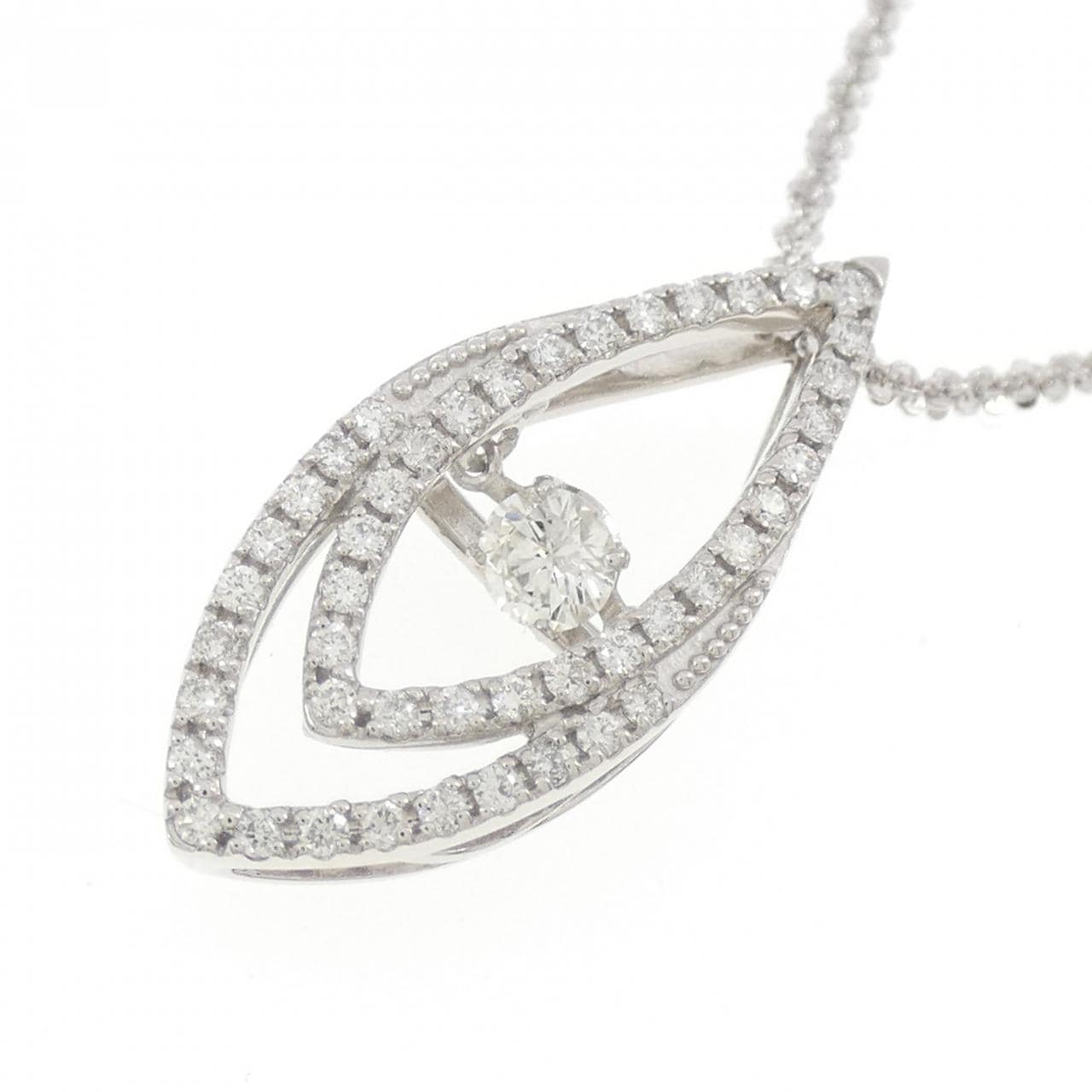PT900/PT850 ダイヤモンド ネックレス 0.20CT