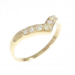 K18YG ダイヤモンド リング 0.30CT