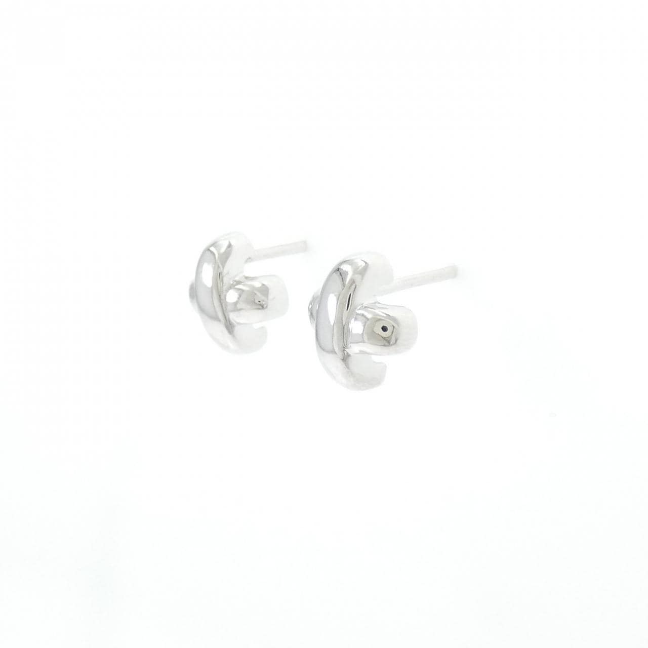 750WG/K18WG クロス ピアス