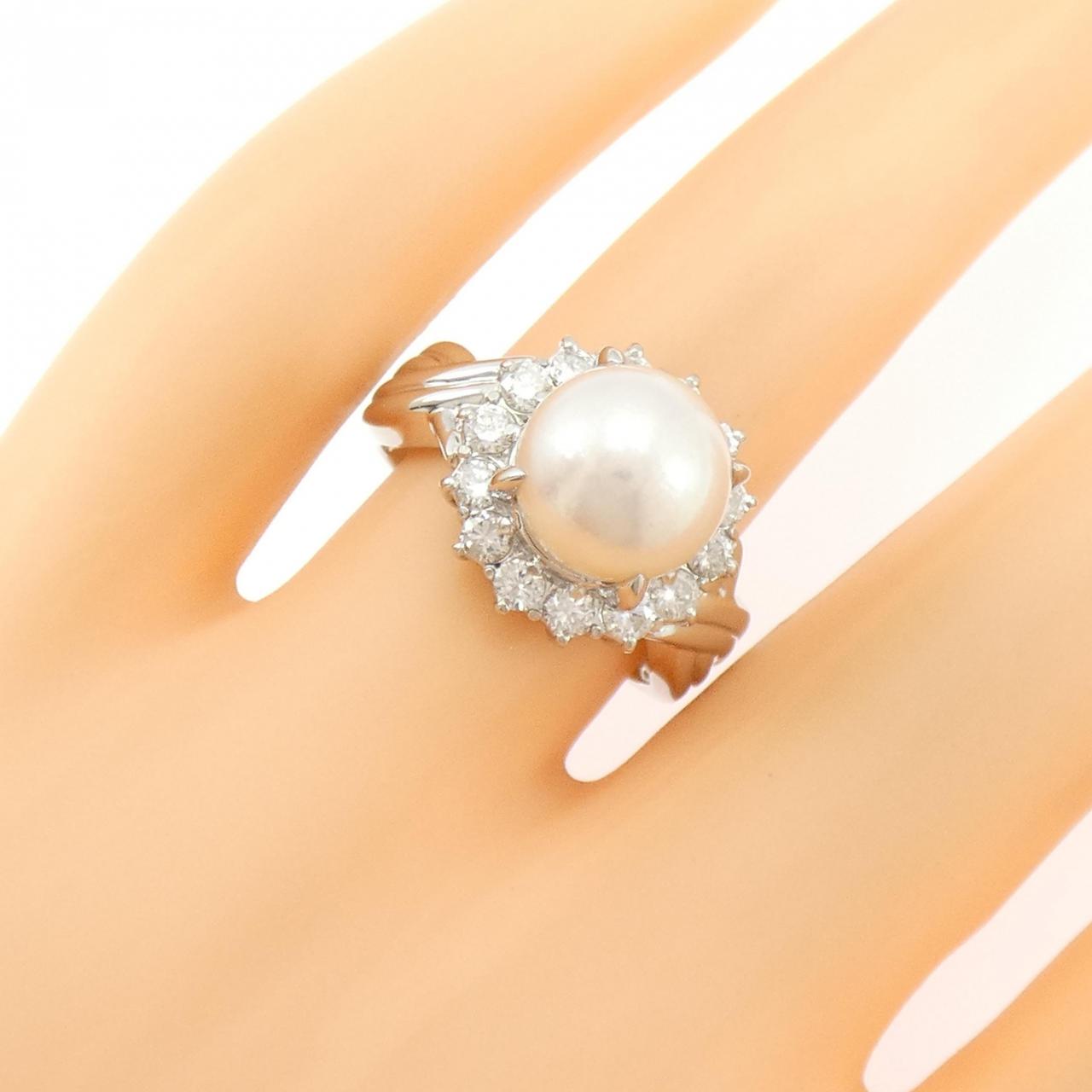 PT900 Akoya pearl ring 9.2mm