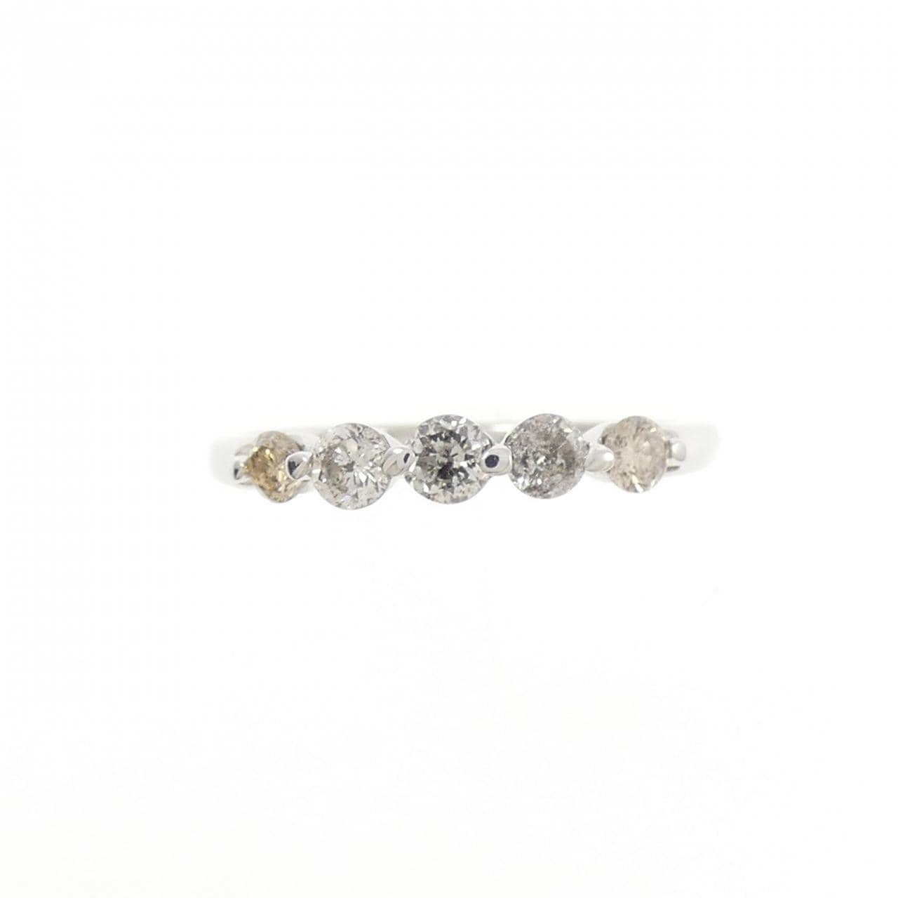 K18WG ダイヤモンド リング 0.50CT