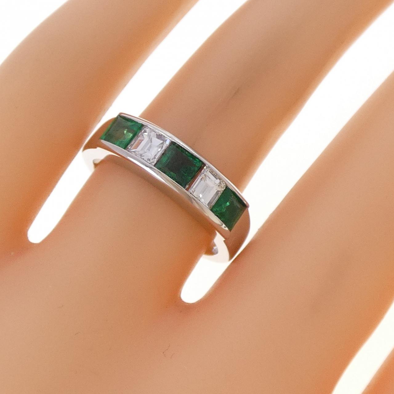 PT900 エメラルド リング 0.81CT