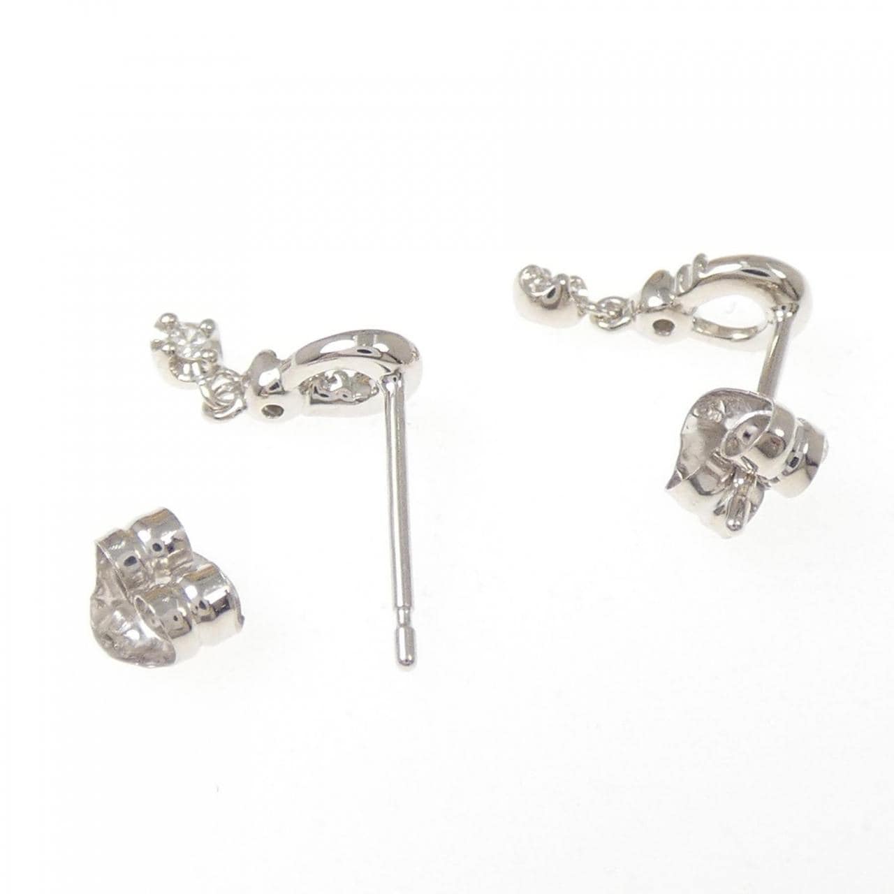 4゜C ダイヤモンド ピアス